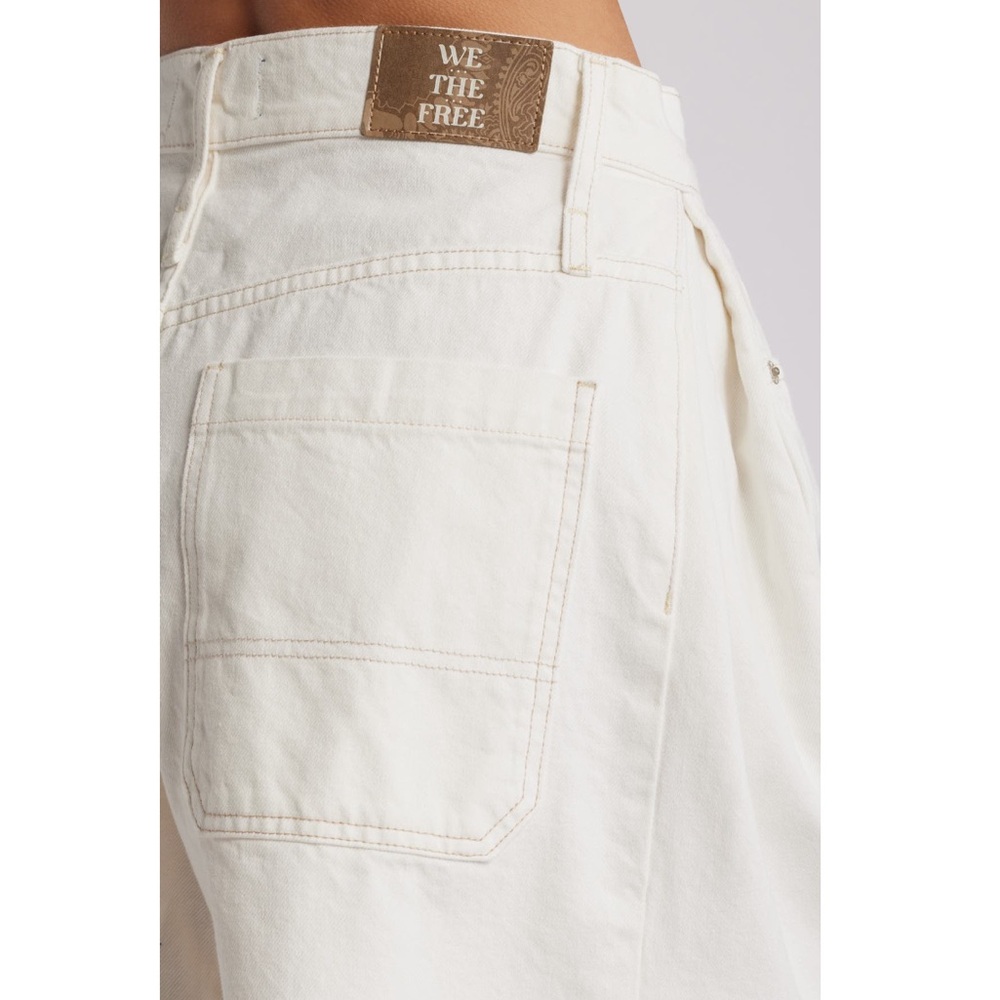Free People White Jean Shorts - Picture 5 of 15